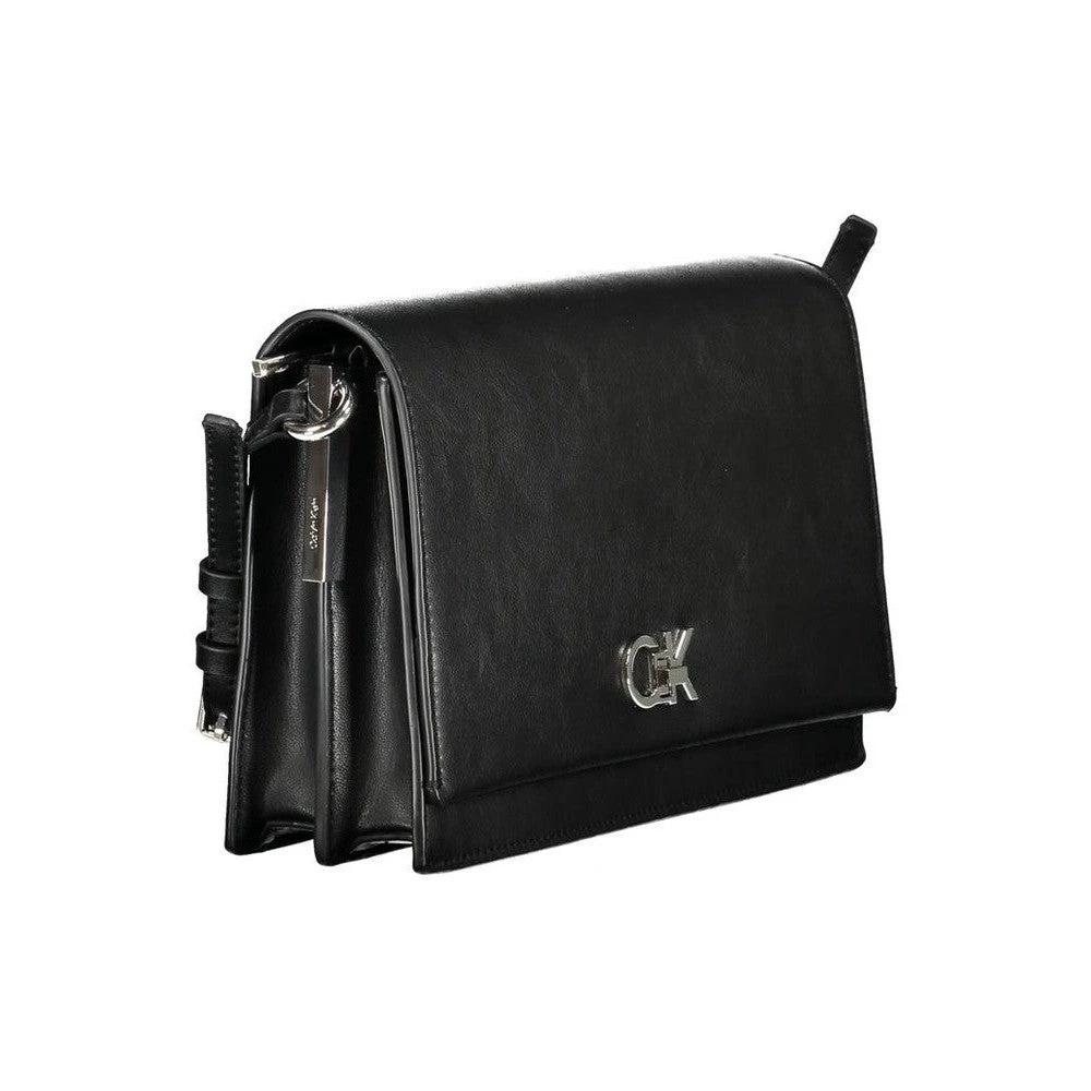 Calvin Klein Emblem Handtasche Schwarz | ELORÉ by Calvin Klein