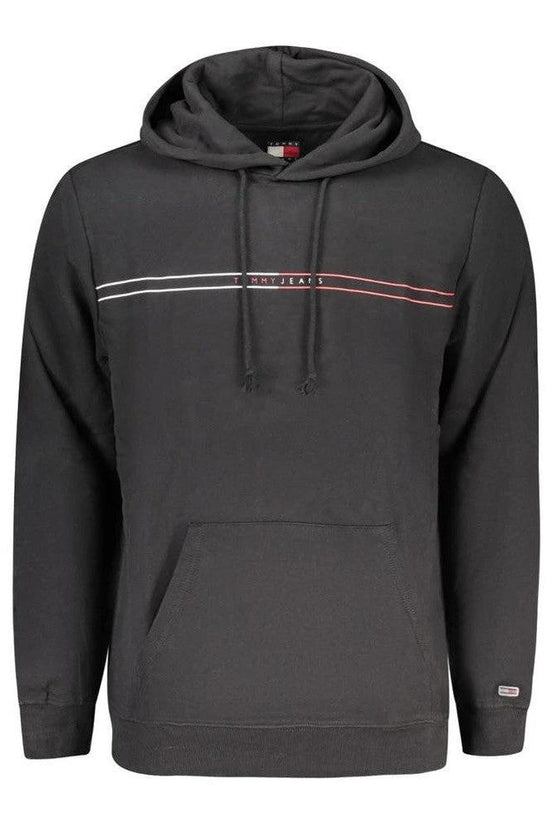 Tommy Jeans Kapuzenpullover Logo Print Schwarz | ELORÉ by Tommy Hilfiger