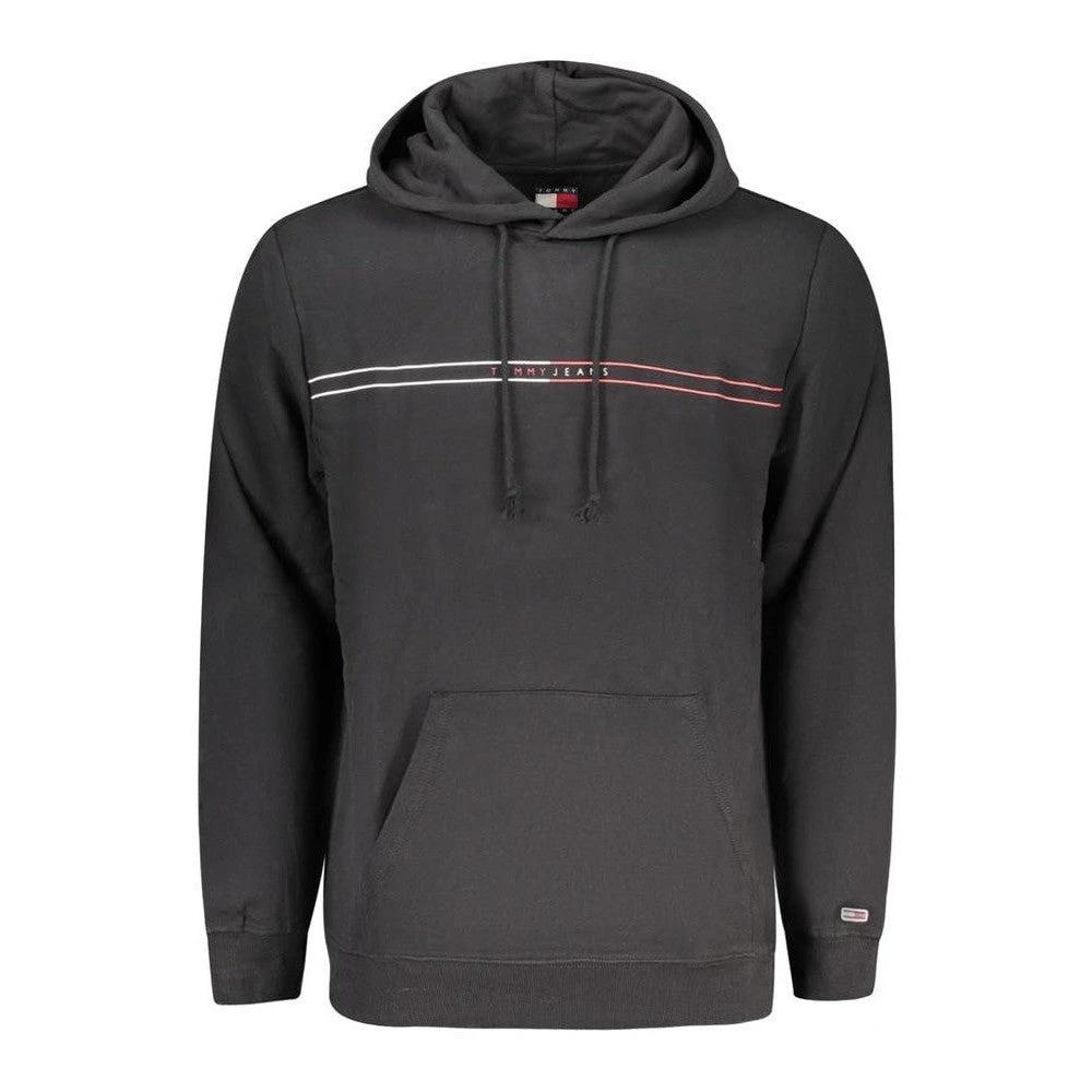 Tommy Jeans Kapuzenpullover Logo Print Schwarz | ELORÉ by Tommy Hilfiger