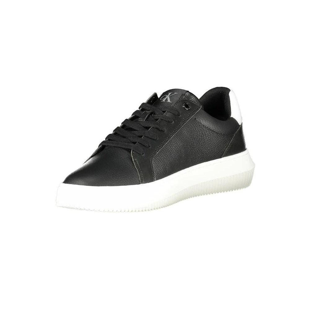 Calvin Klein Sneaker Glatt Leder Unisex Schwarz | ELORÉ by Calvin Klein