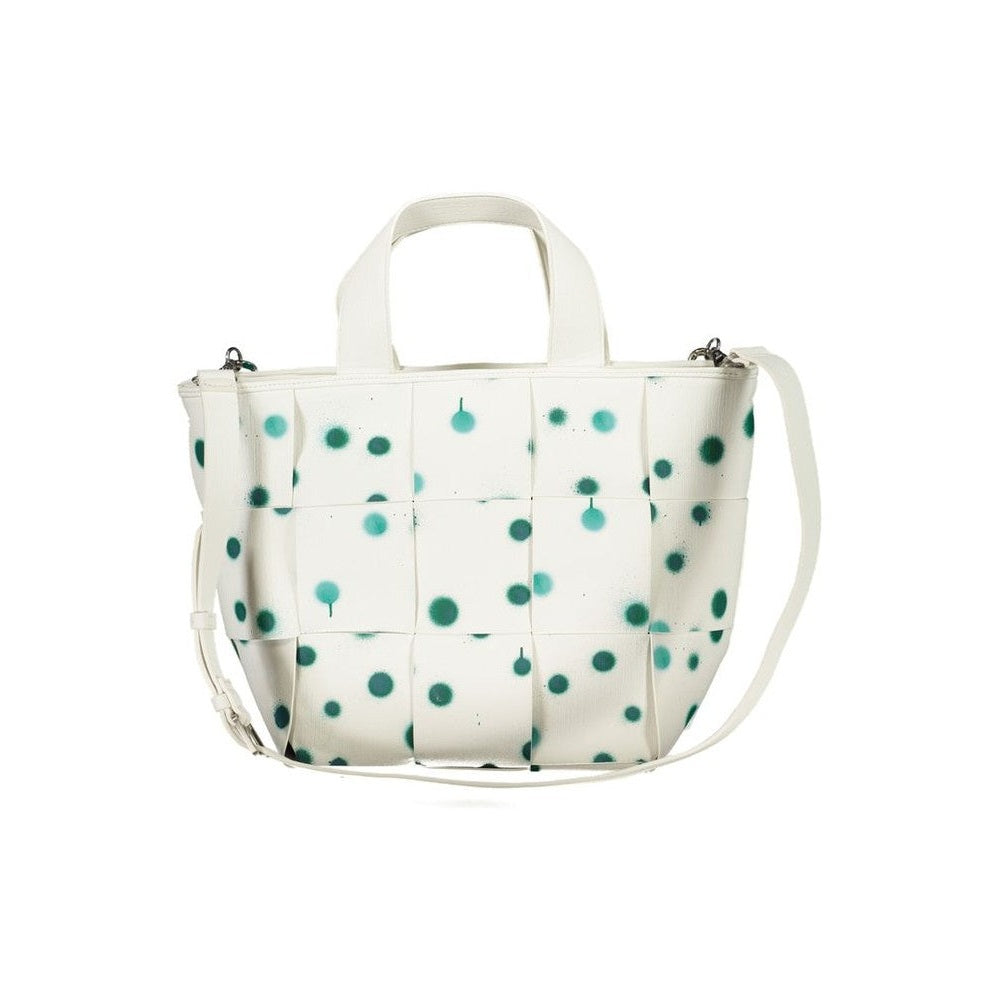 Desigual Handtasche Weiß Mit Türkis Klecks | ELORÉ by Desigual
