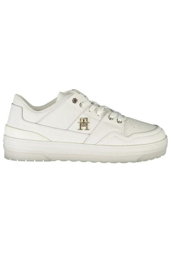 Tommy Hilfiger Leder Plattform Sneaker Weiß | ELORÉ by Tommy Hilfiger