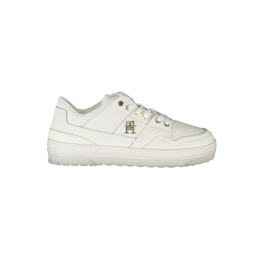 Tommy Hilfiger Leder Plattform Sneaker Weiß | ELORÉ by Tommy Hilfiger