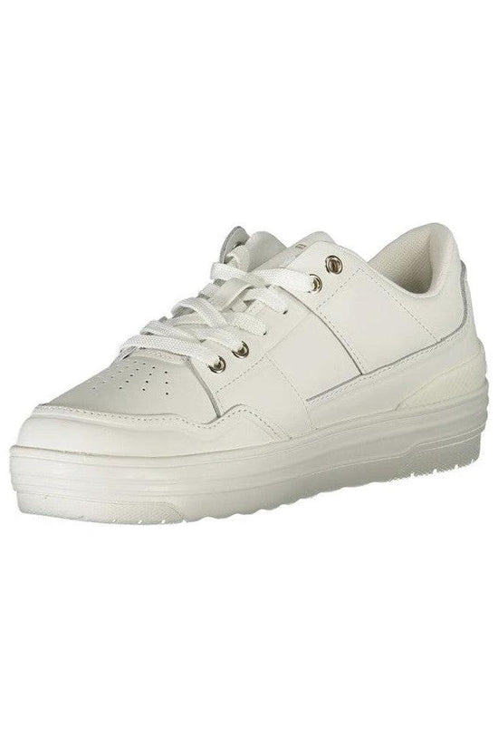 Tommy Hilfiger Leder Plattform Sneaker Weiß | ELORÉ by Tommy Hilfiger