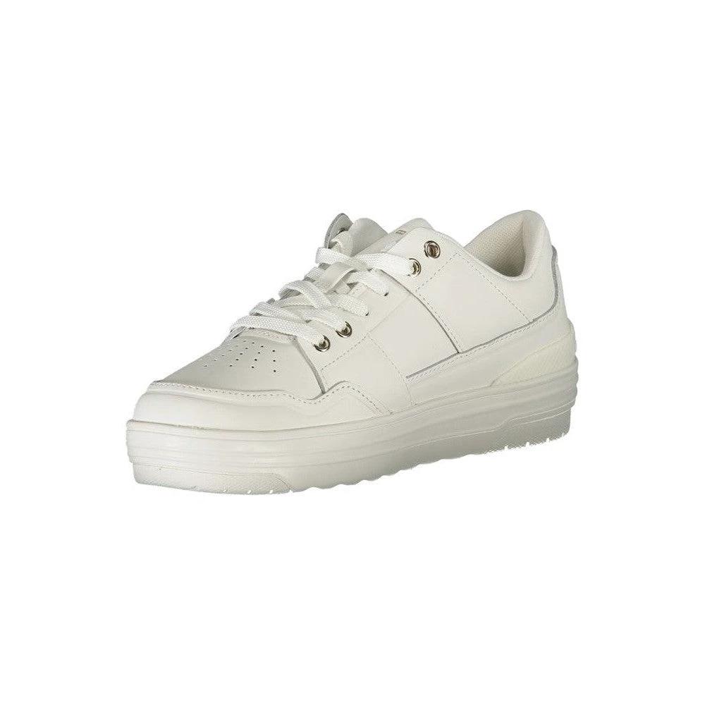 Tommy Hilfiger Leder Plattform Sneaker Weiß | ELORÉ by Tommy Hilfiger