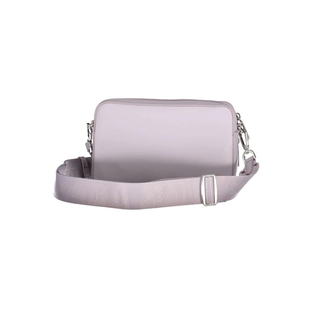 Calvin Klein Lila Polyester Handtasche by Calvin Klein