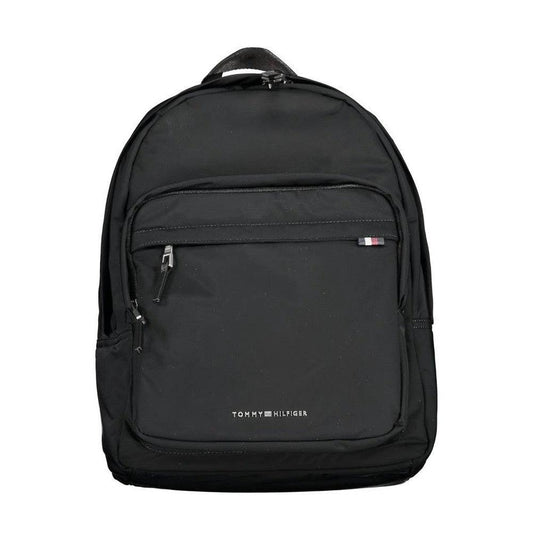 Tommy Hilfiger Logo Patch Rucksack Schwarz | ELORÉ by Tommy Hilfiger