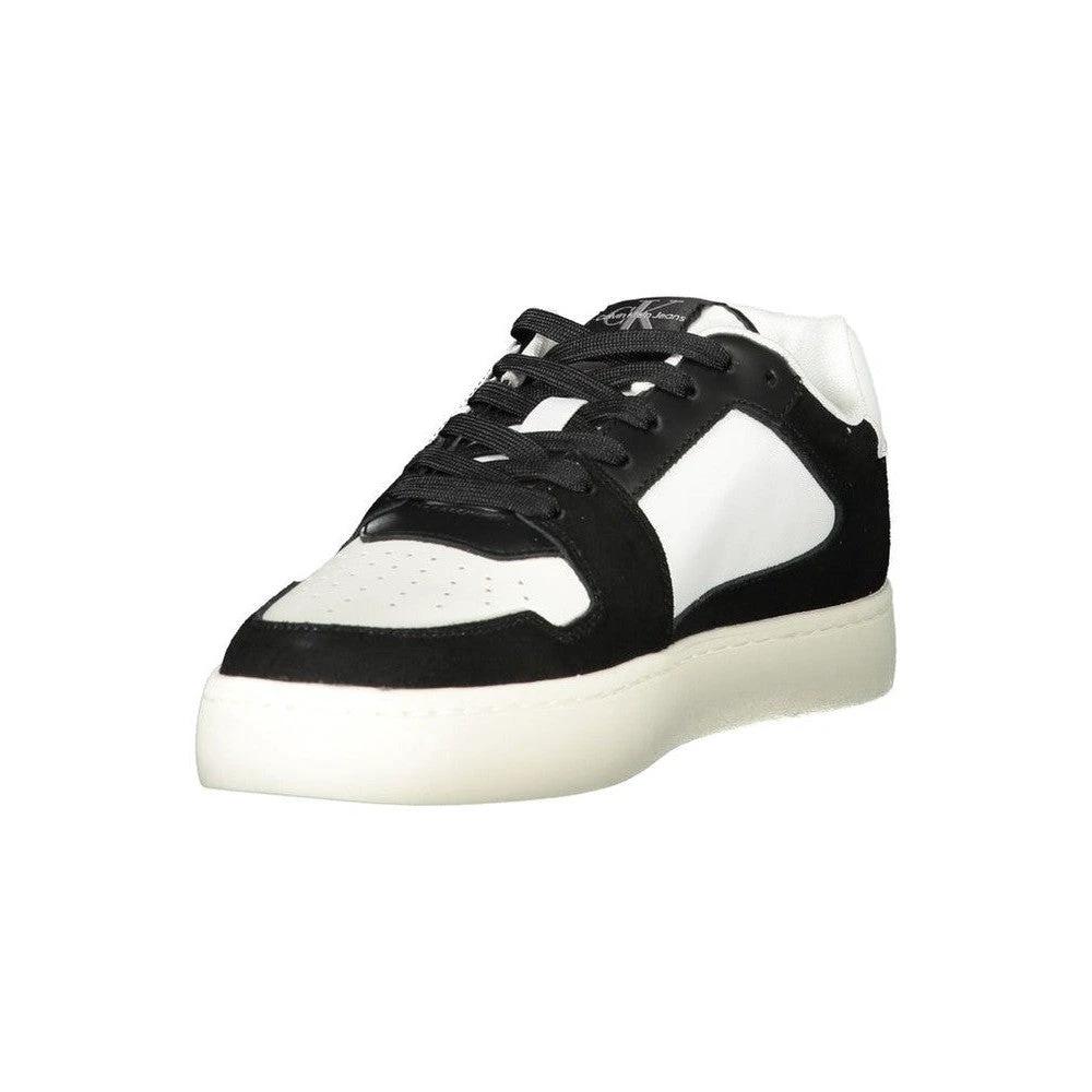 Manhattan Sneaker Weiß Leder Obermaterial Bequem | ELORÉ by Calvin Klein