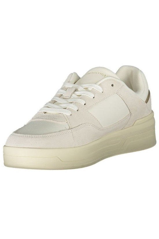 Tommy Hilfiger Flag Court Sneaker Weiß Creme | ELORÉ by Tommy Hilfiger