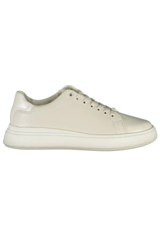 Calvin Klein Leather Low Profile Sneaker Beige | ELORÉ by Calvin Klein