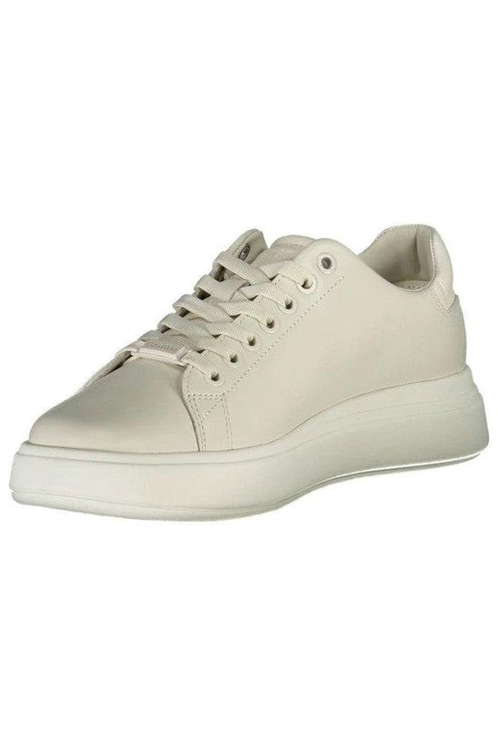 Calvin Klein Leather Low Profile Sneaker Beige | ELORÉ by Calvin Klein