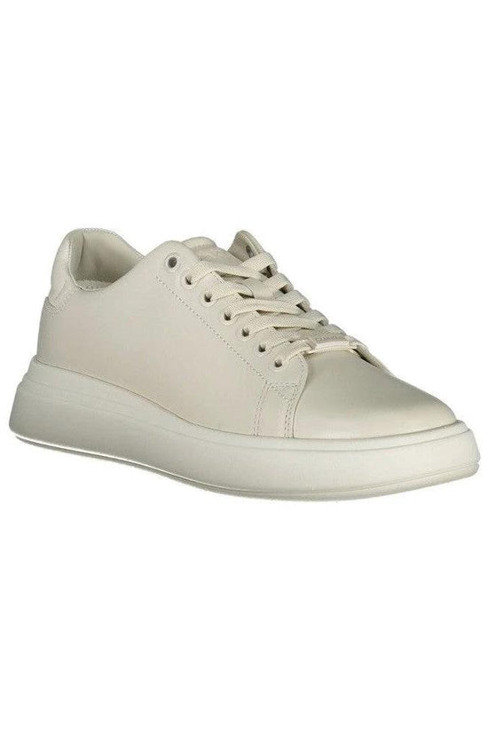 Calvin Klein Leather Low Profile Sneaker Beige | ELORÉ by Calvin Klein