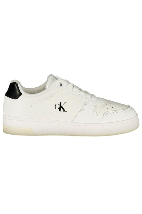 Calvin Klein Leather Signature Sneaker Weiß | ELORÉ by Calvin Klein