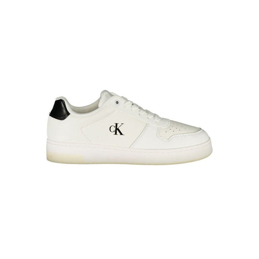 Calvin Klein Leather Signature Sneaker Weiß | ELORÉ by Calvin Klein