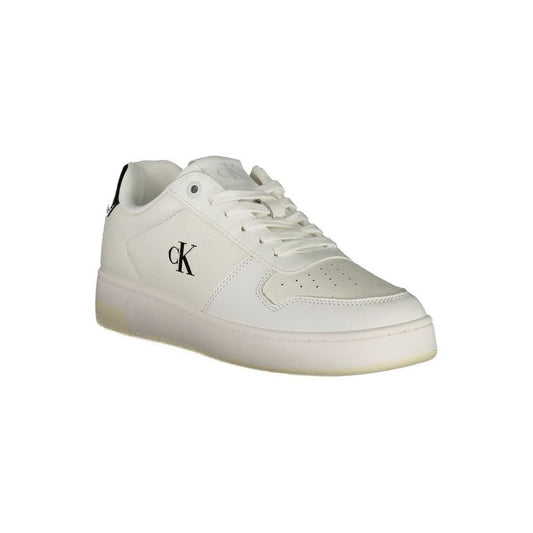 Calvin Klein Leather Signature Sneaker Weiß | ELORÉ by Calvin Klein