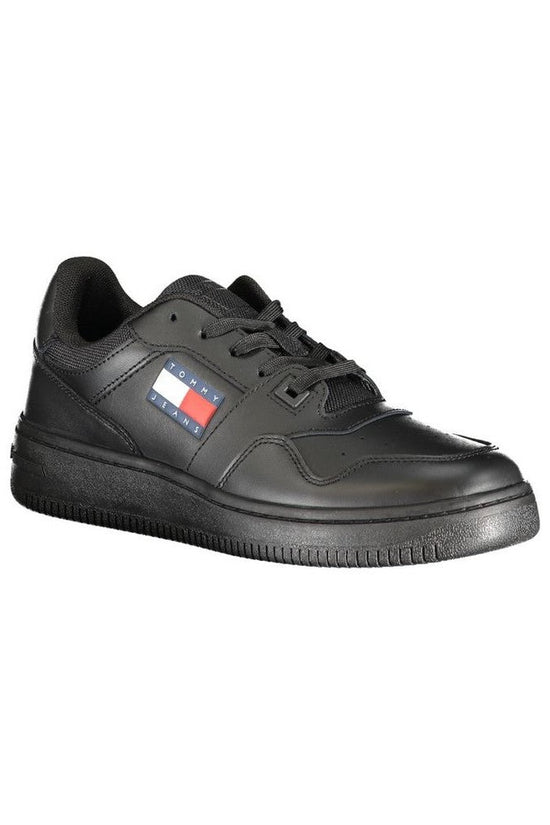 Tommy Hilfiger Cupsole Leather Sneaker Schwarz | ELORÉ by Tommy Hilfiger