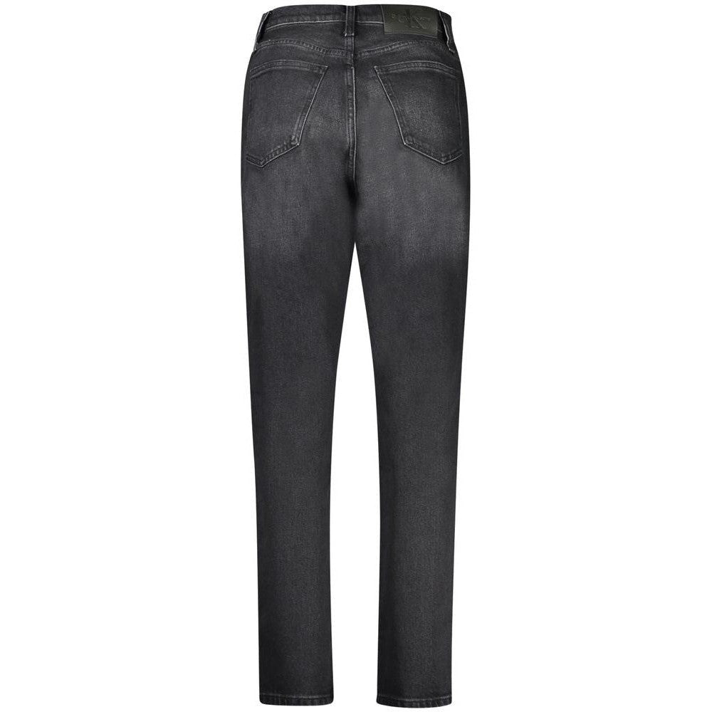 Calvin Klein Mom Jeans High Rise Damen Schwarz | ELORÉ by Calvin Klein