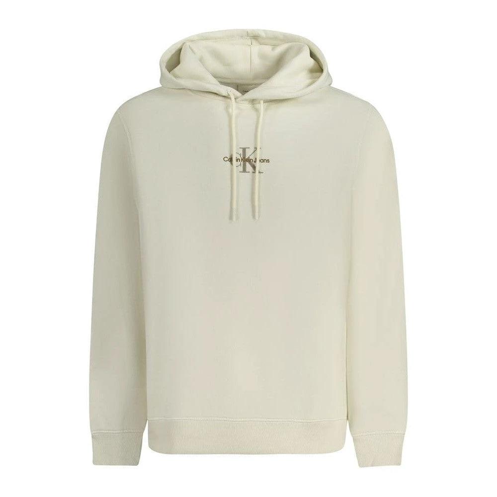 Calvin Klein Core Monogram Hoodie Weiß | ELORÉ by Calvin Klein