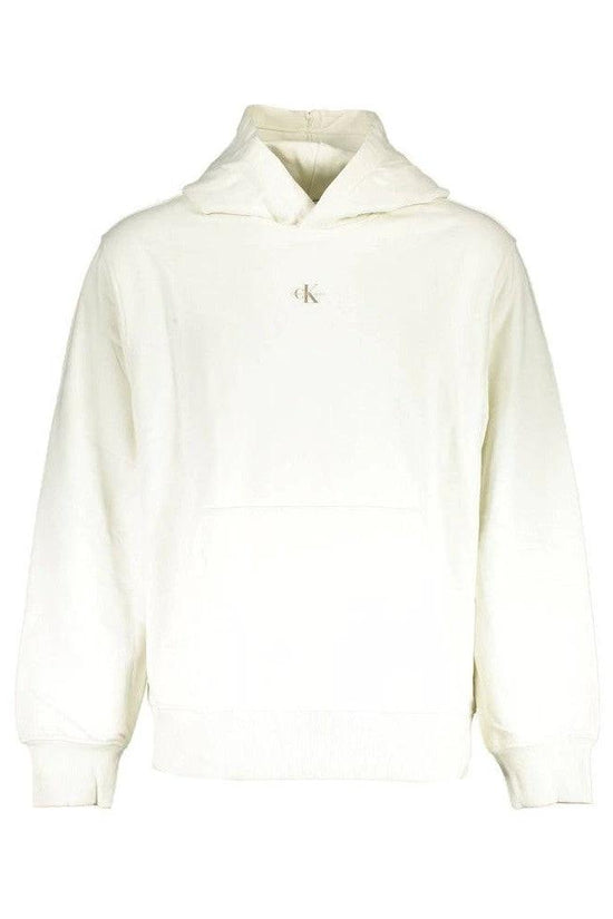 Calvin Klein Hoodie Langarm Baumwolle Weiß | ELORÉ by Calvin Klein