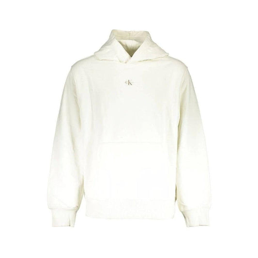 Calvin Klein Hoodie Langarm Baumwolle Weiß | ELORÉ by Calvin Klein