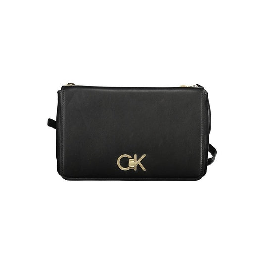 Calvin Klein Schultertasche Schwarz Glänzend | ELORÉ by Calvin Klein