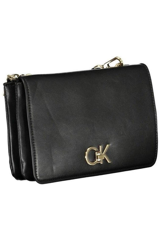 Calvin Klein Schultertasche Schwarz Glänzend | ELORÉ by Calvin Klein