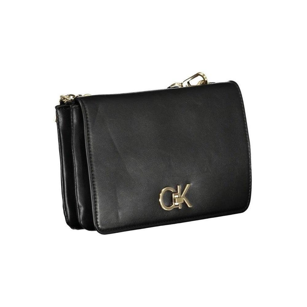 Calvin Klein Schultertasche Schwarz Glänzend | ELORÉ by Calvin Klein