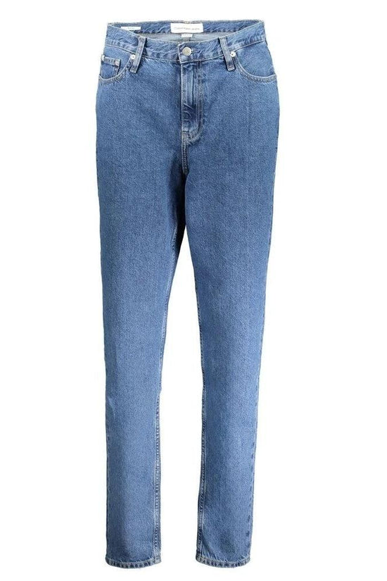 Alexander McQueen Mom Jeans Indigoblau Washed | ELORÉ by Calvin Klein