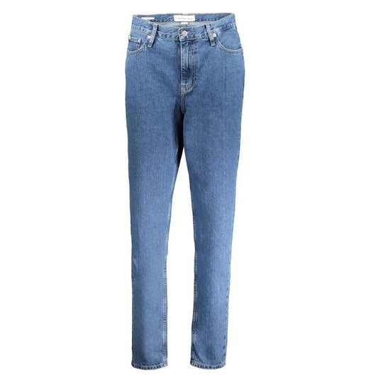 Alexander McQueen Mom Jeans Indigoblau Washed | ELORÉ by Calvin Klein