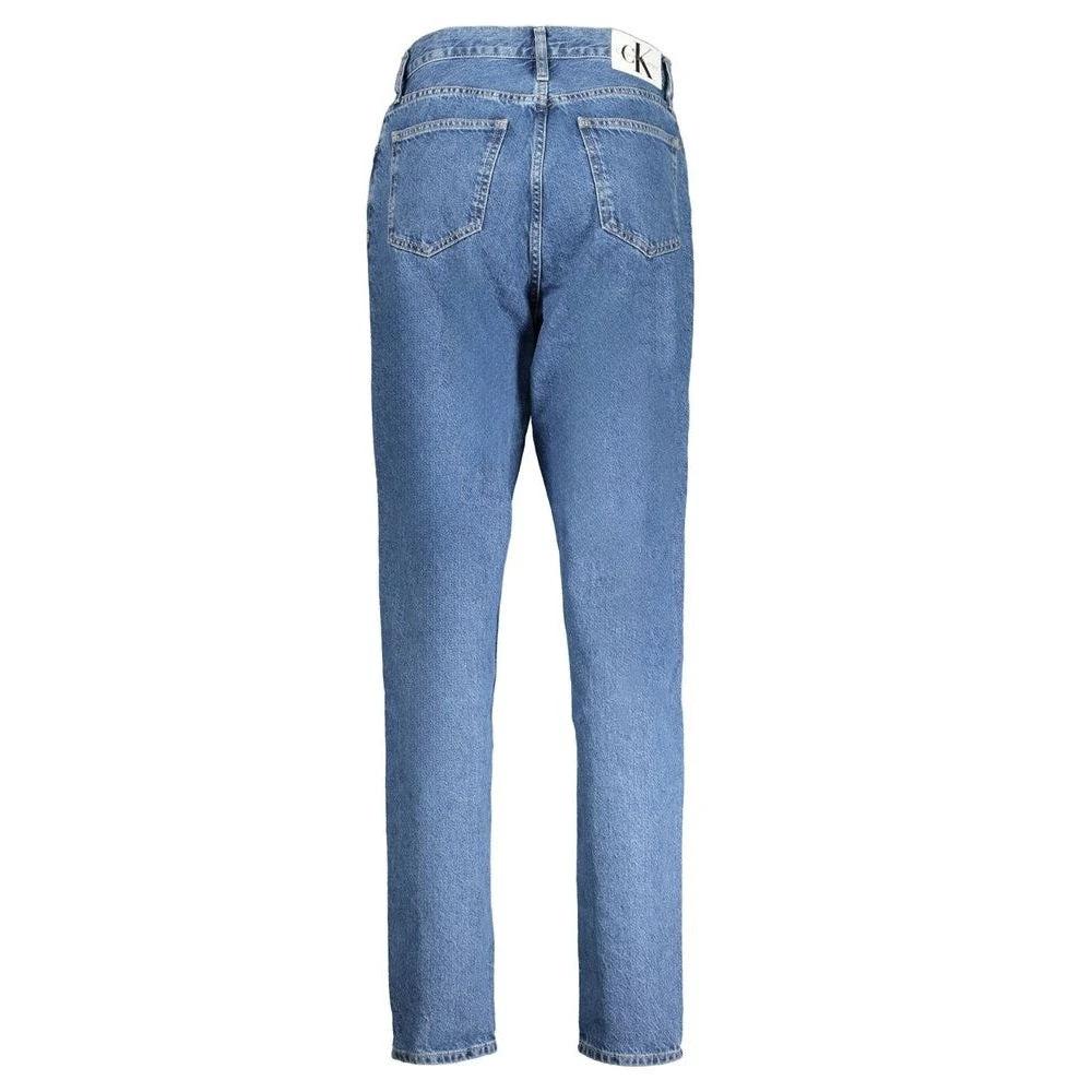 Alexander McQueen Mom Jeans Indigoblau Washed | ELORÉ by Calvin Klein