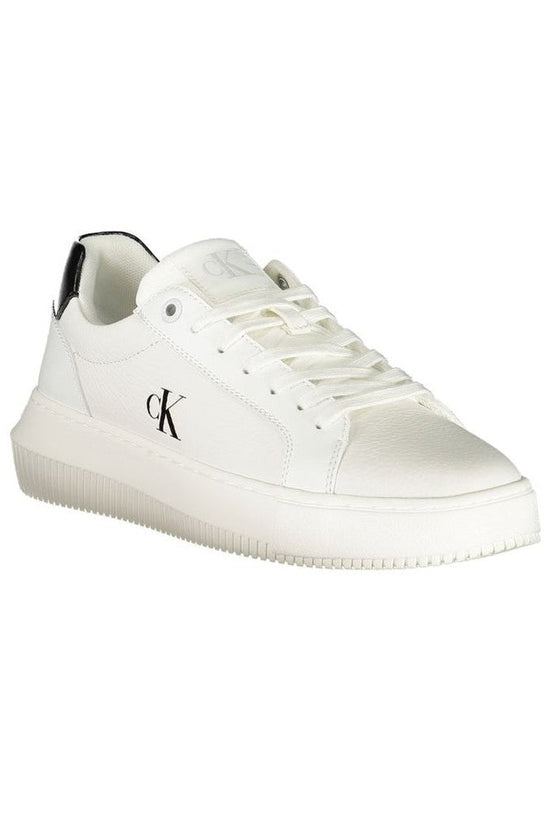 Calvin Klein Cupsole Sneaker Premium Leder Weiß | ELORÉ by Calvin Klein