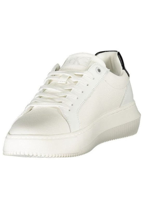 Calvin Klein Cupsole Sneaker Premium Leder Weiß | ELORÉ by Calvin Klein