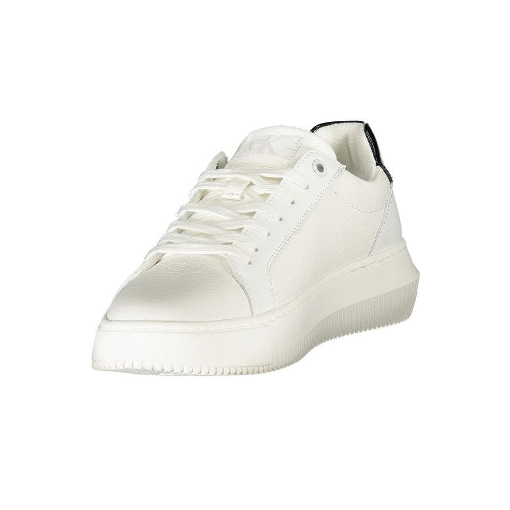Calvin Klein Cupsole Sneaker Premium Leder Weiß | ELORÉ by Calvin Klein