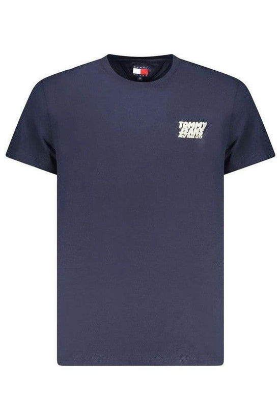 Tommy Jeans Script Logo T Shirt Marineblau Dunkel | ELORÉ by Tommy Hilfiger