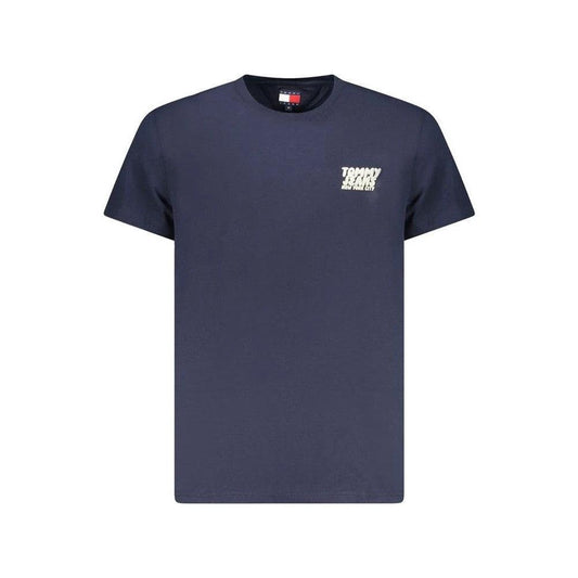 Tommy Jeans Script Logo T Shirt Marineblau Dunkel | ELORÉ by Tommy Hilfiger