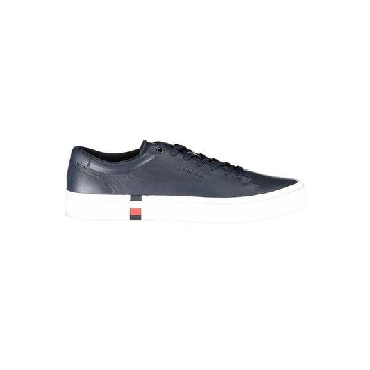Tommy Hilfiger Cupsole Sneaker Leder Dunkelblau | ELORÉ by Tommy Hilfiger