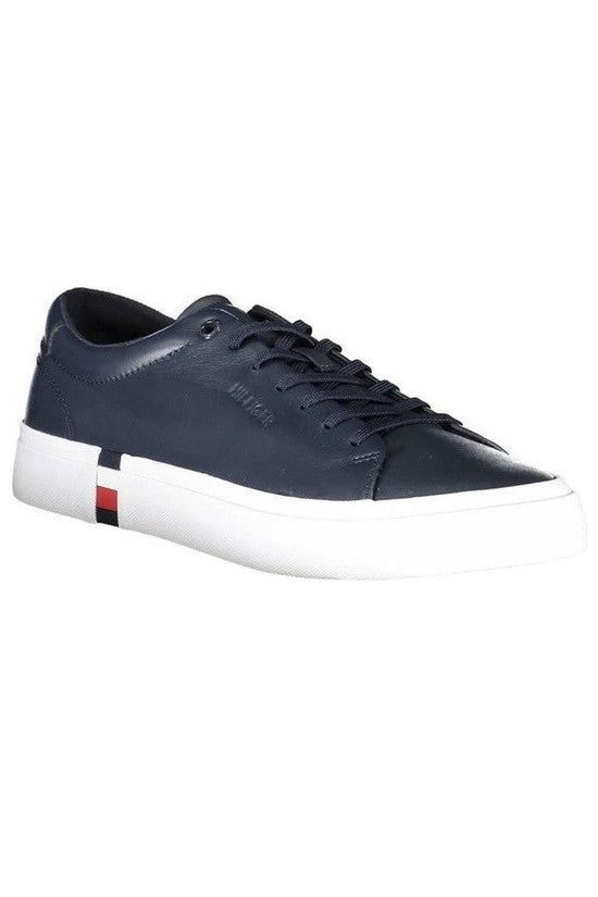 Tommy Hilfiger Cupsole Sneaker Leder Dunkelblau | ELORÉ by Tommy Hilfiger
