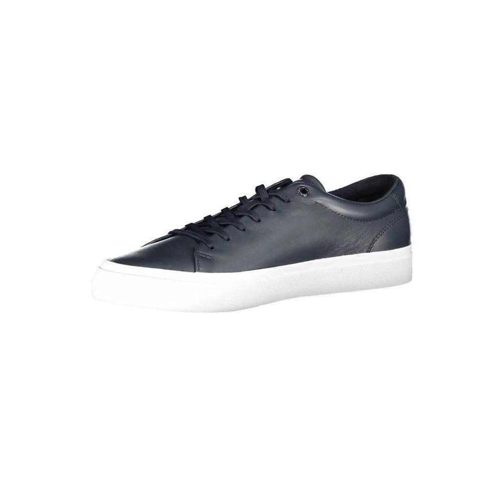 Tommy Hilfiger Cupsole Sneaker Leder Dunkelblau | ELORÉ by Tommy Hilfiger
