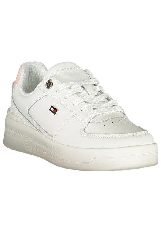 Tommy Hilfiger Patent Platform Sneaker Weiß | ELORÉ by Tommy Hilfiger