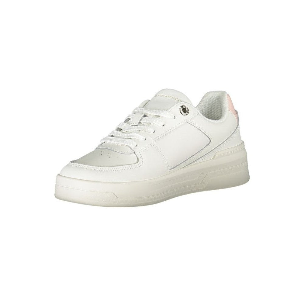 Tommy Hilfiger Patent Platform Sneaker Weiß | ELORÉ by Tommy Hilfiger