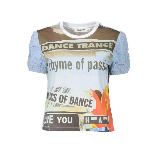 Desigual Baumwoll-T-Shirt in Blau by Desigual