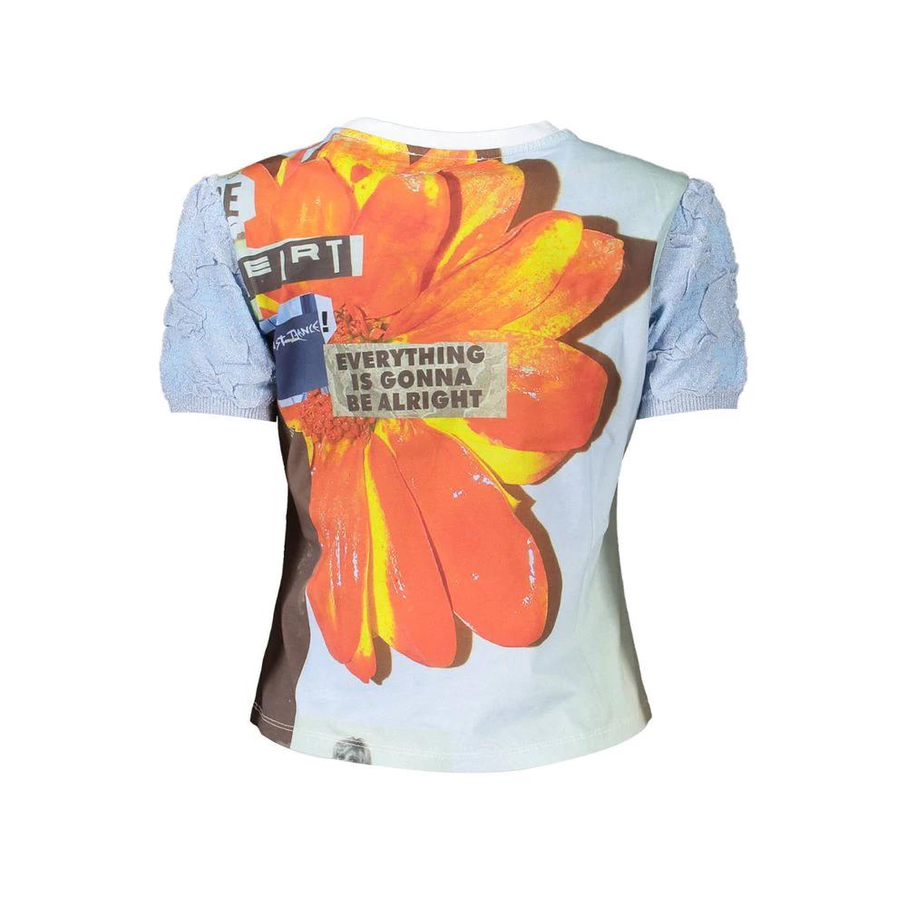 Desigual Baumwoll-T-Shirt in Blau by Desigual