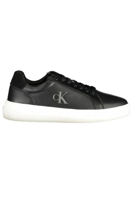 Calvin Klein Leather Signature Sneaker Schwarz | ELORÉ by Calvin Klein