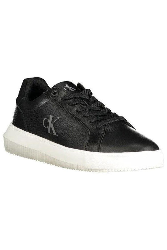 Calvin Klein Leather Signature Sneaker Schwarz | ELORÉ by Calvin Klein