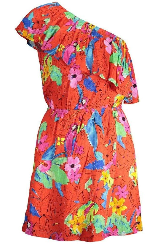 Kleid Orange Blumenmuster by Desigual