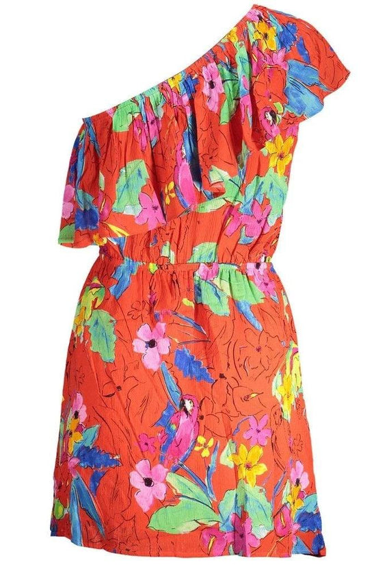 Kleid Orange Blumenmuster by Desigual