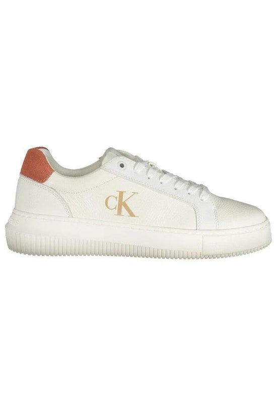 Calvin Klein Premium Weiches Leder Sneaker Weiß | ELORÉ by Calvin Klein