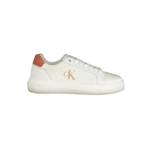 Calvin Klein Premium Weiches Leder Sneaker Weiß | ELORÉ by Calvin Klein