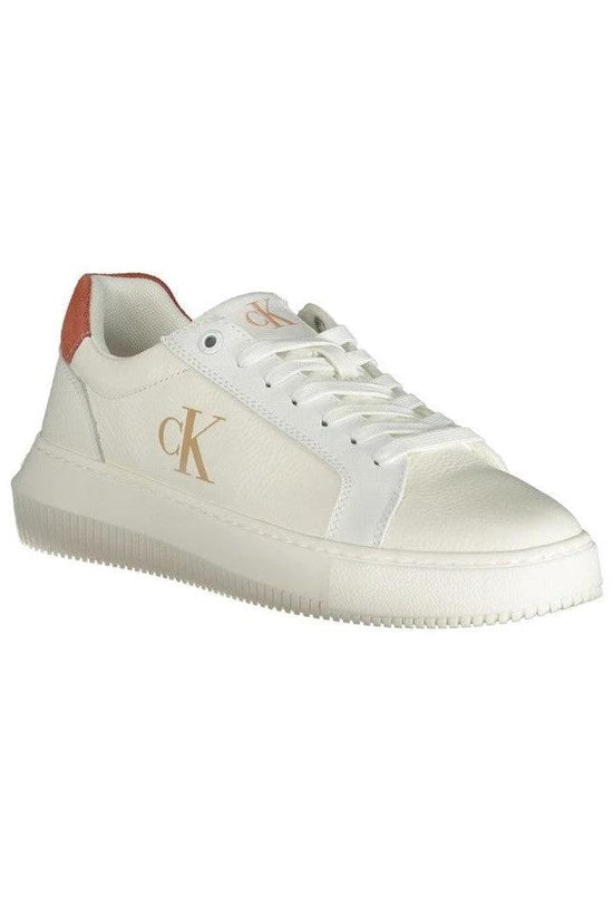 Calvin Klein Premium Weiches Leder Sneaker Weiß | ELORÉ by Calvin Klein