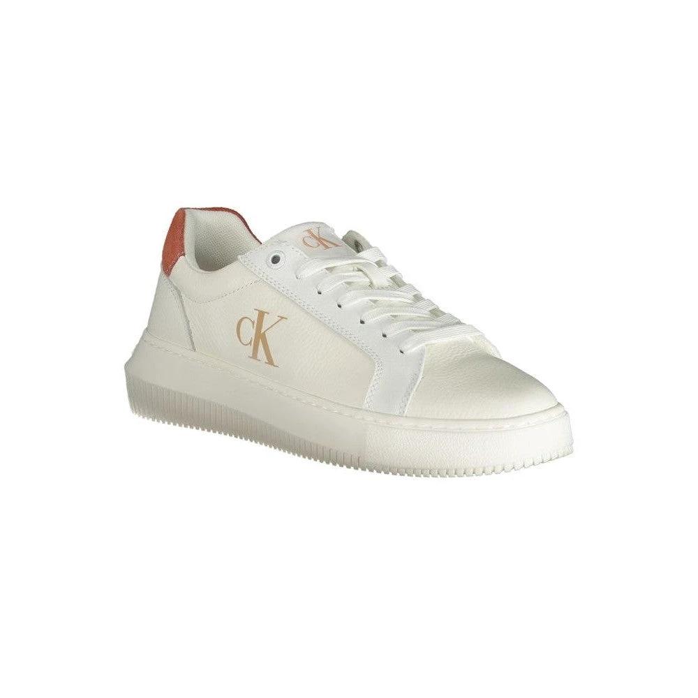 Calvin Klein Premium Weiches Leder Sneaker Weiß | ELORÉ by Calvin Klein